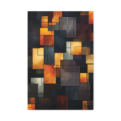Abstract Matte Canvas Wall Art, Modern Decor for Home