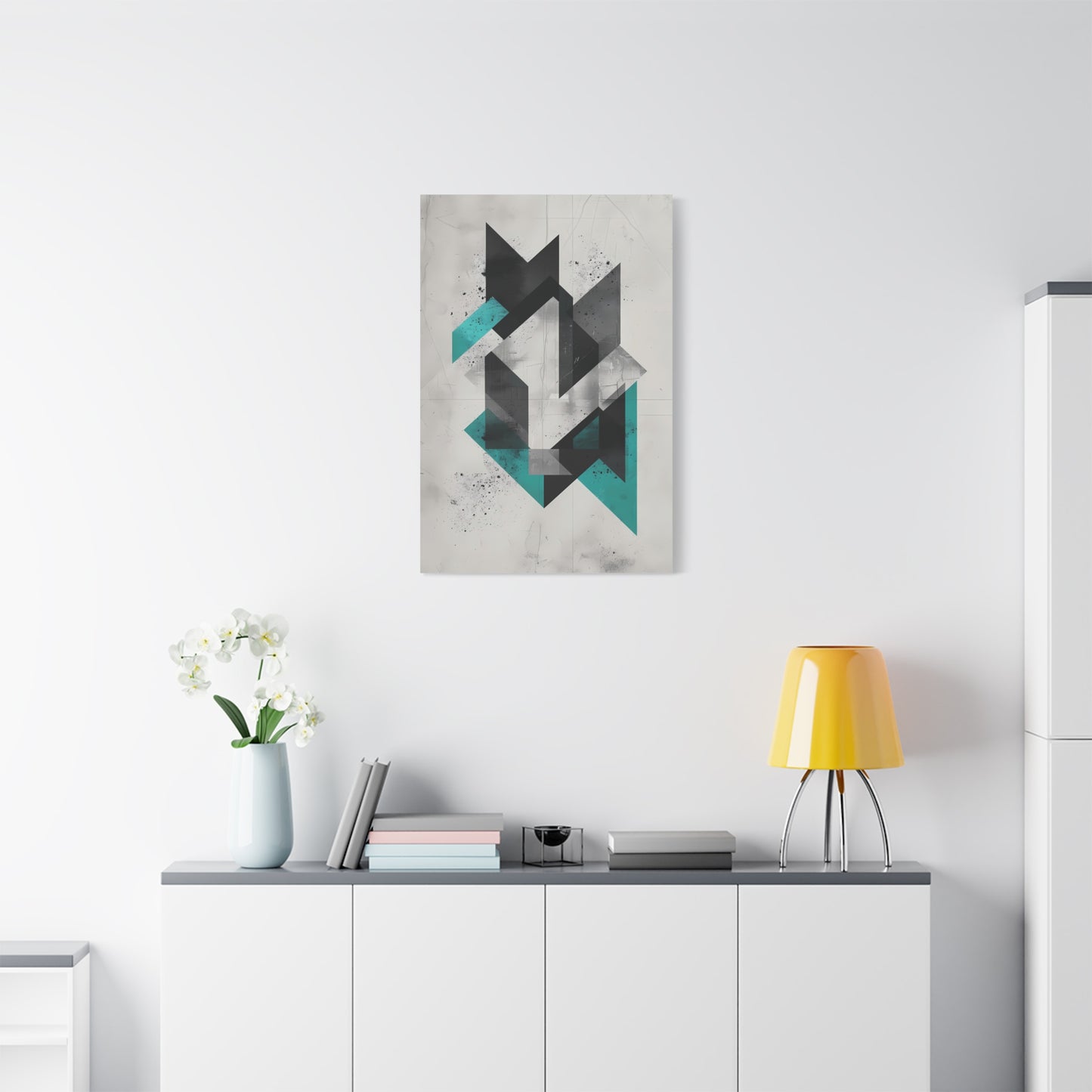 Structural Abstraction — Minimalist Geometry Poster