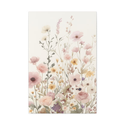 Floral Canvas Wall Art, Elegant Home Décor