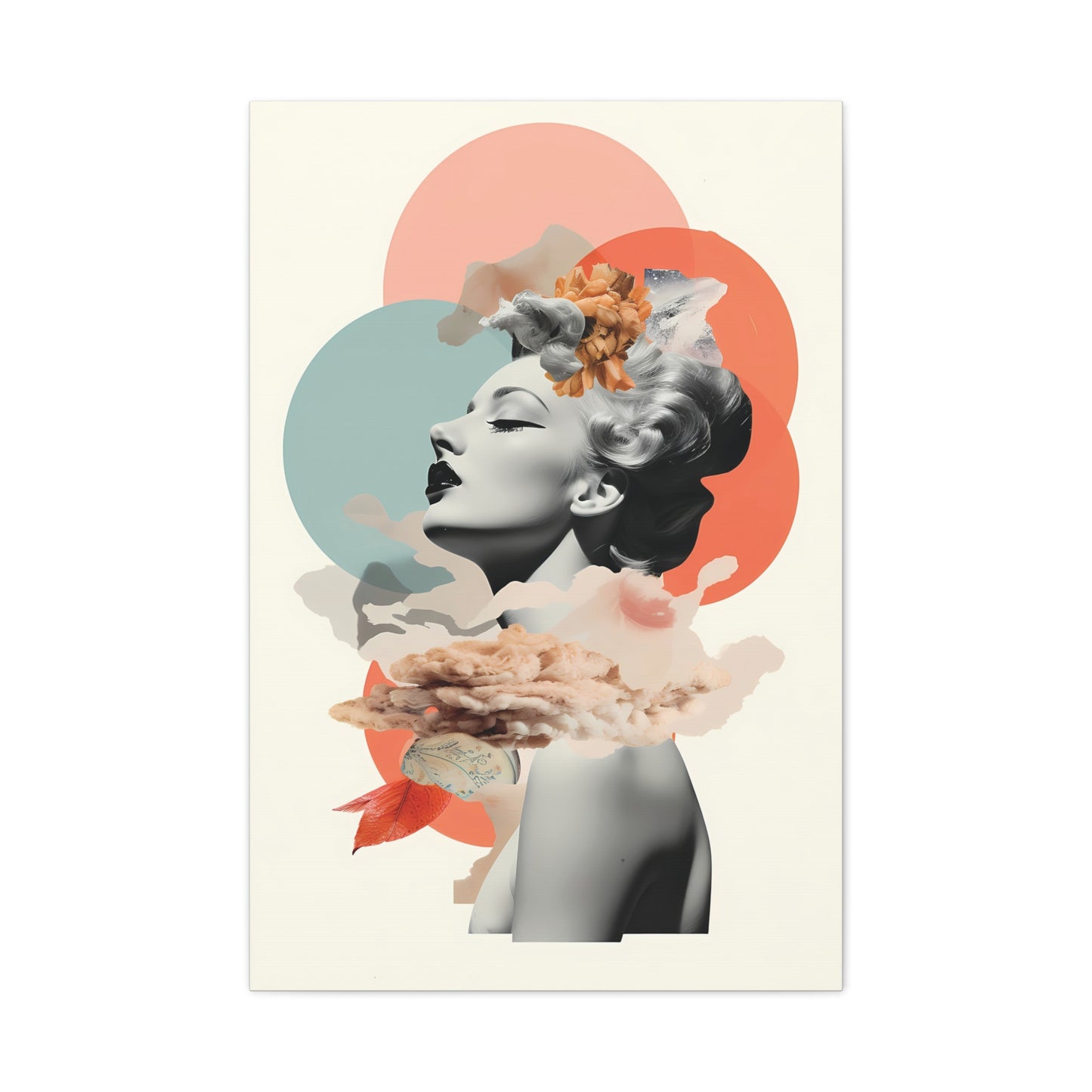 Chic Art Canvas Print, Modern Wall Decor