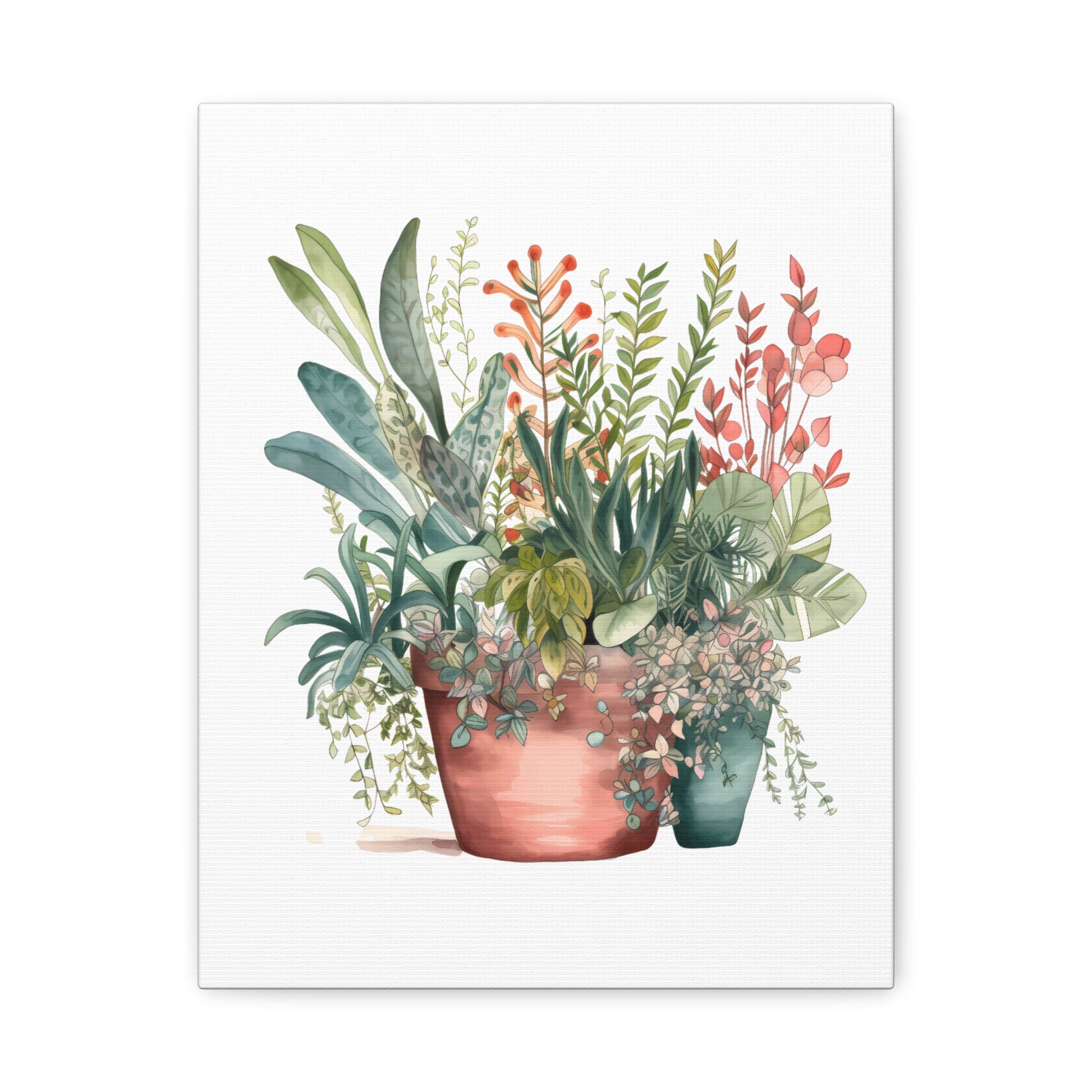 Floral Canvas Art Print, Home Decor, Botanical Wall Art