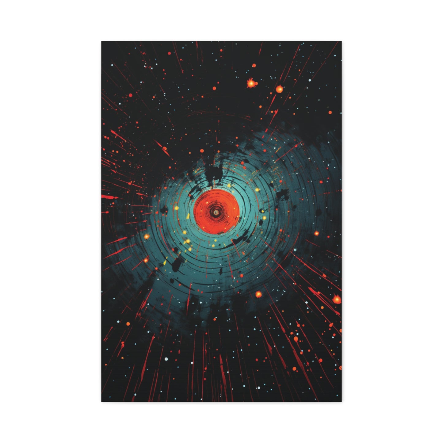 Stellar Impact — Modern Space-Inspired Poster