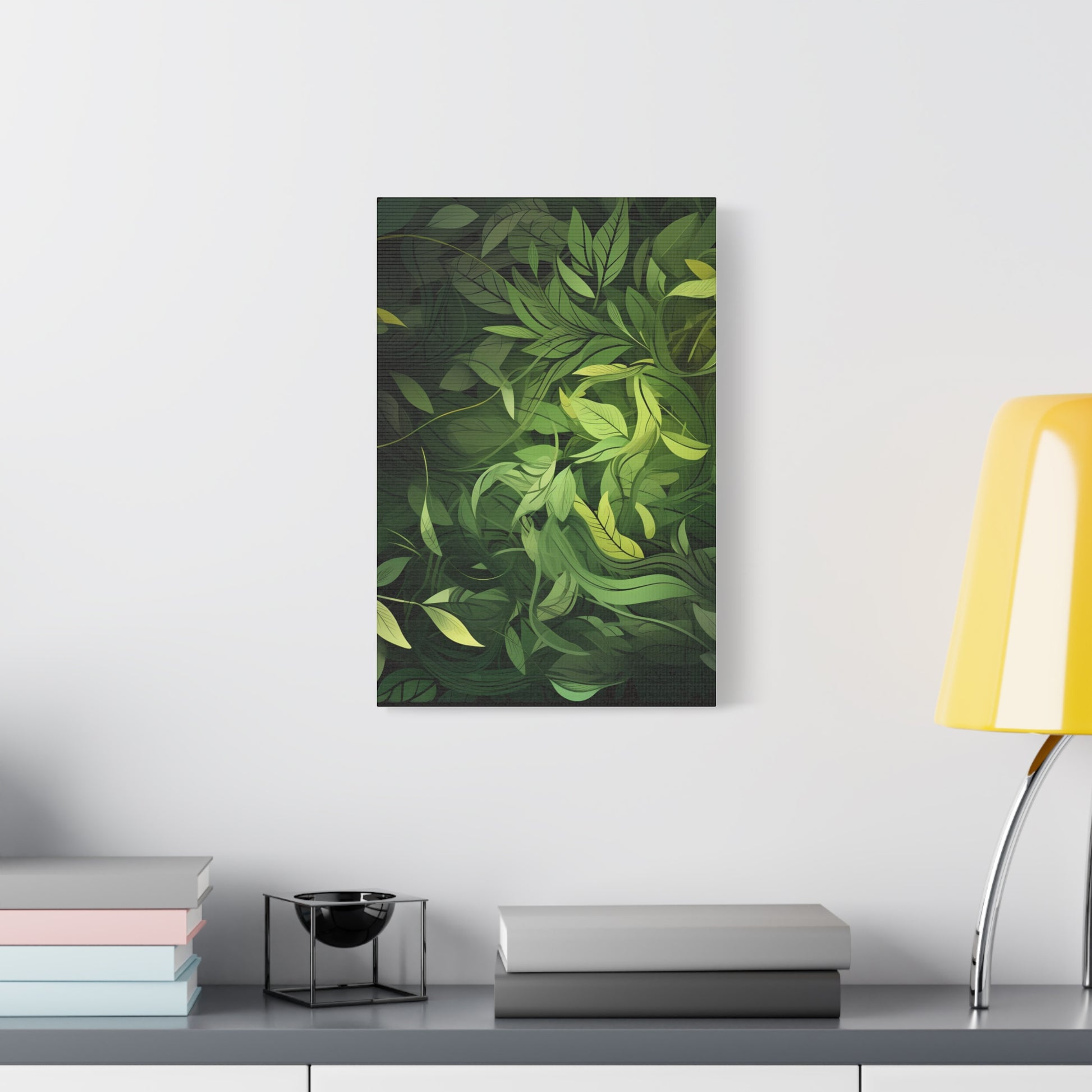 Verdant Dreams — Leafy Modern Nature Print
