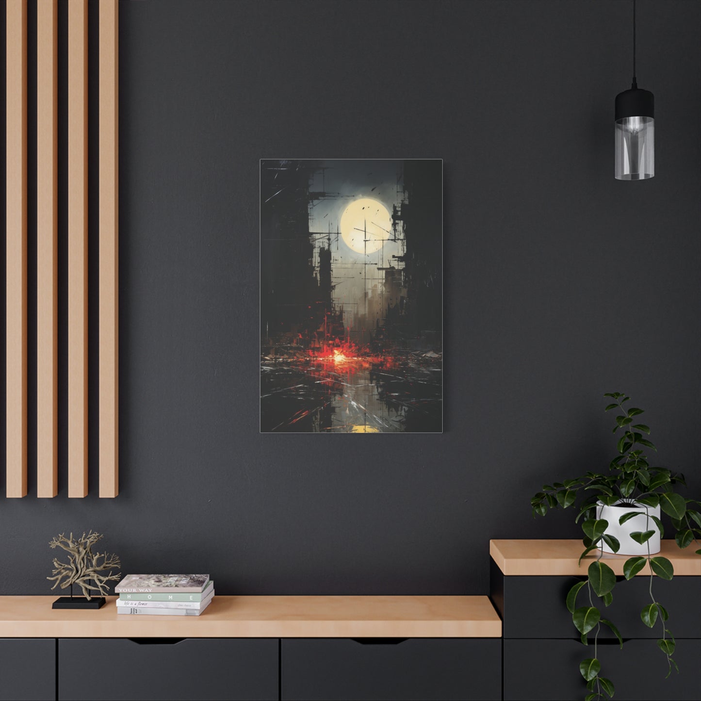 “The Last Light” — Dramatic Sci-Fi Wall Print