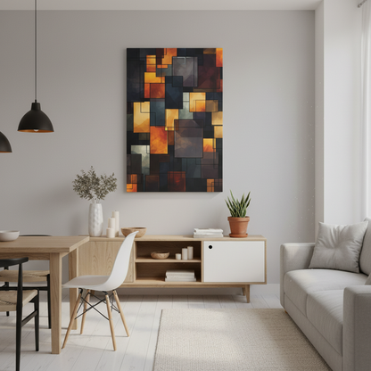 Abstract Matte Canvas Wall Art, Modern Decor for Home