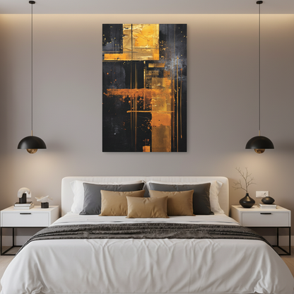 Abstract Modern Canvas Art Piece, Wall Decor