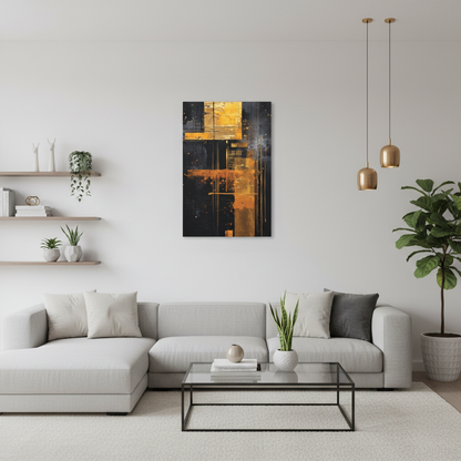Abstract Modern Canvas Art Piece, Wall Decor