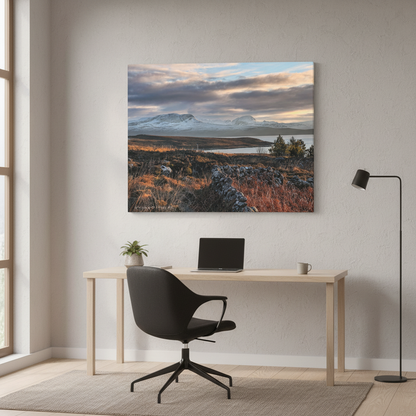 Achiltibuie Canvas Print – Scottish Highlands Wall Art by Photographer Fergus King