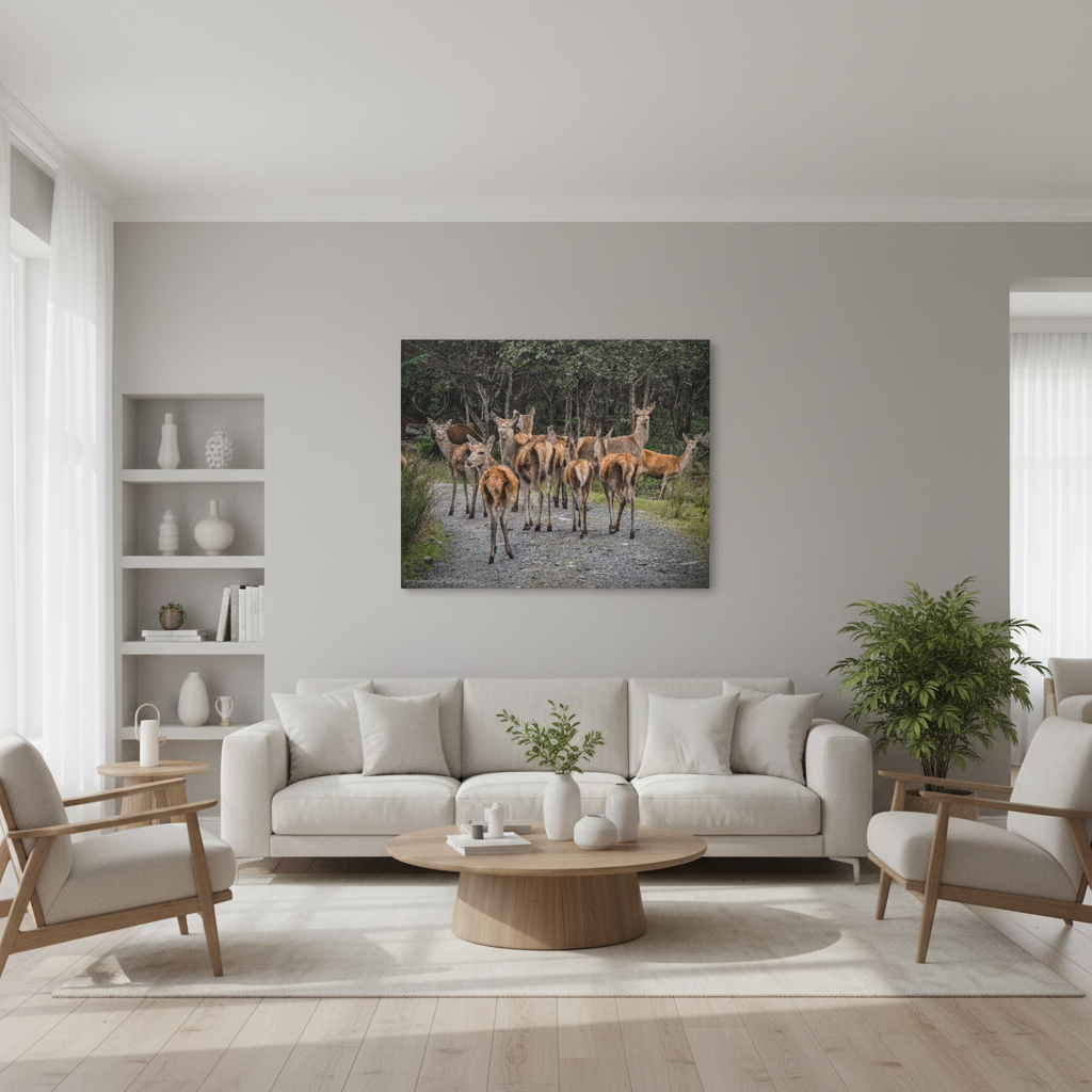 Ardaneaskan Canvas Print – Scottish Wildlife Wall Art by Photographer Fergus King