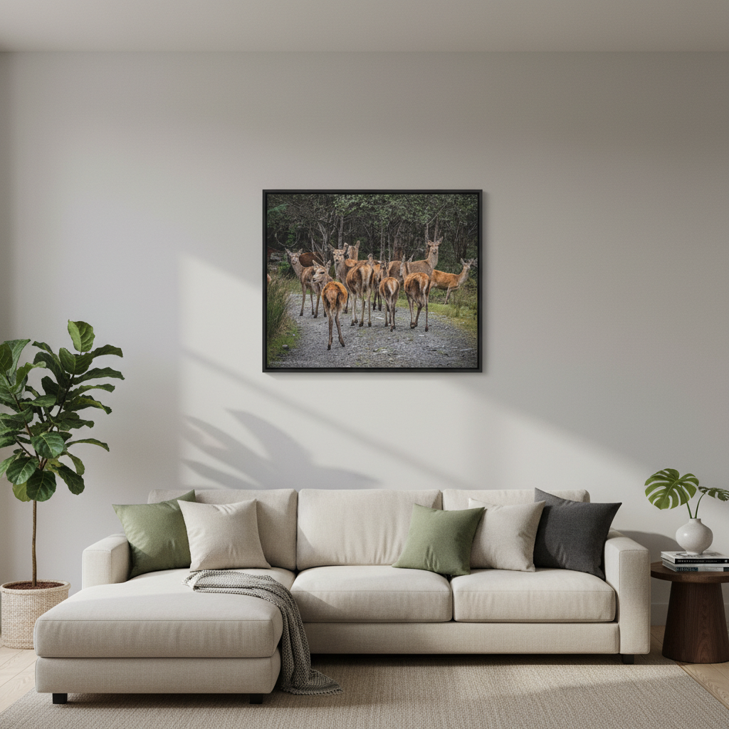 Ardaneaskan Canvas Print – Scottish Wildlife Wall Art by Photographer Fergus King