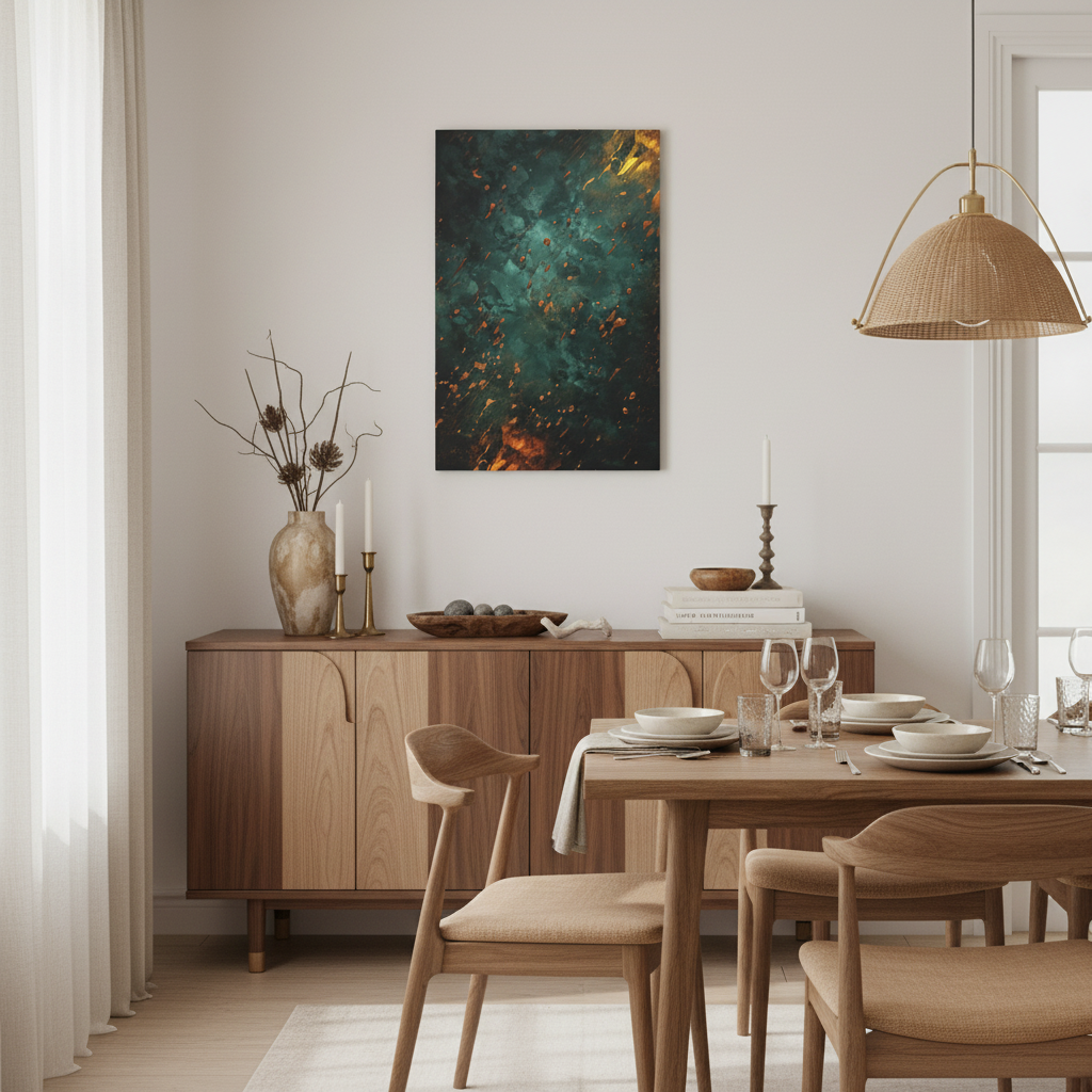 Artistic Matte Canvas Wall Art, Abstract Home Decor