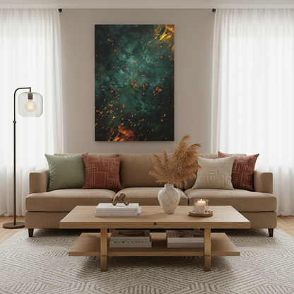 Artistic Matte Canvas Wall Art, Abstract Home Decor