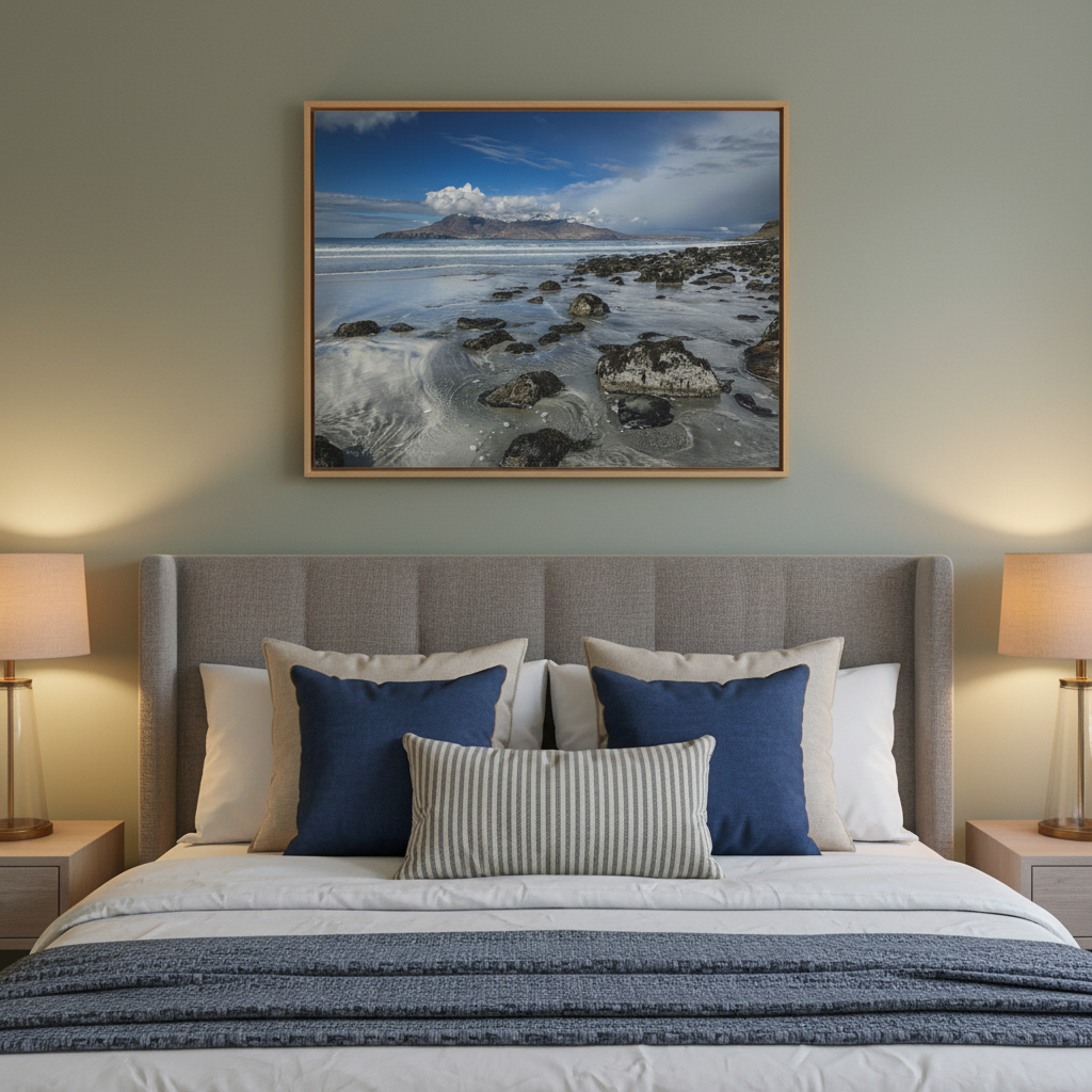 Bay of Laig, Isle of Eigg Canvas Print – By Photographer Fergus King