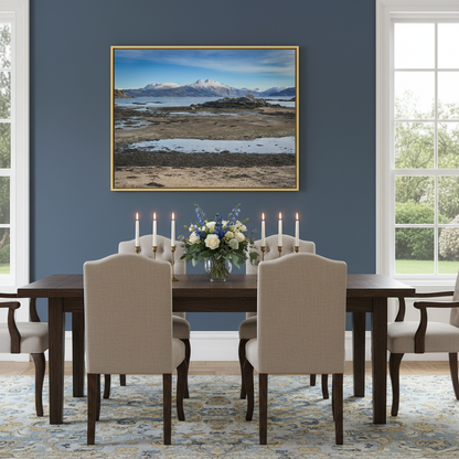Ben Sgritheall Canvas Print – By Photographer Fergus King | Scottish Highlands Coastal Wall Art