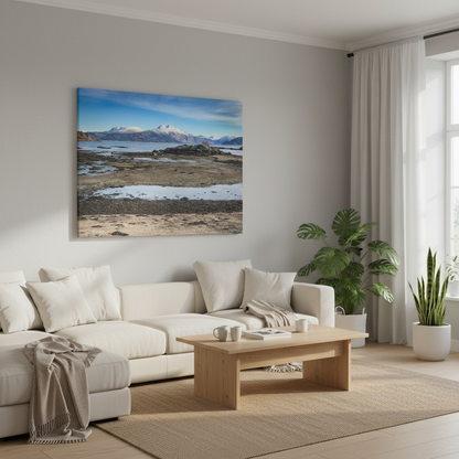Ben Sgritheall Canvas Print – By Photographer Fergus King | Scottish Highlands Coastal Wall Art