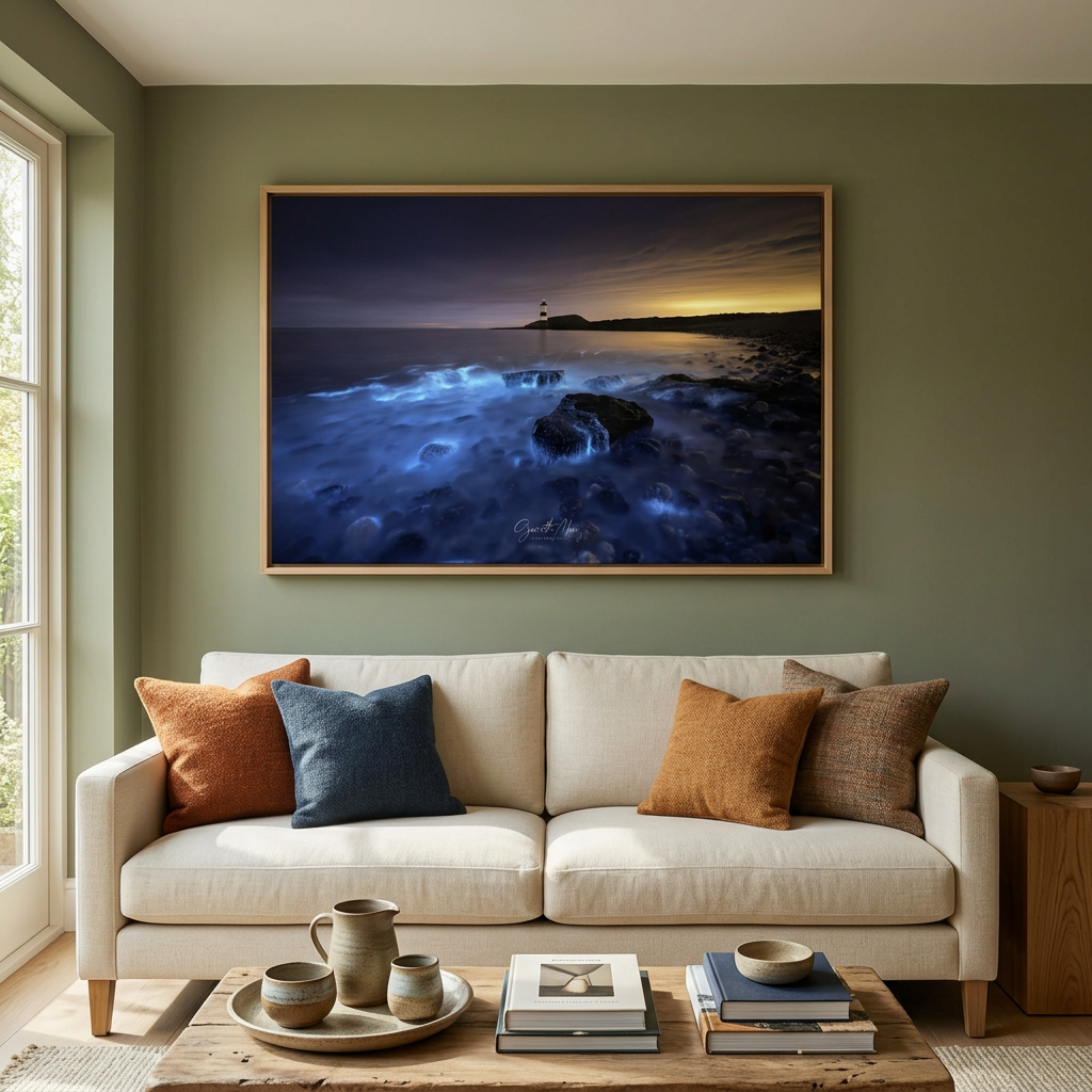 Bioluminescent Shores of Anglesey By Photographer Gareth Mon Jones