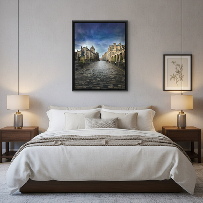 Royal Mile Edinburgh Canvas Print – By Photographer Fergus King