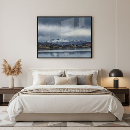 The Cuillins Canvas Print – By Photographer Fergus King l Scottish Highlands Seascape Wall Art