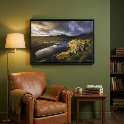 Llyn Llydaw, Eryri in January by Photographer Gareth Mon Jones