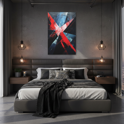 Blade Cross — Futuristic Abstract Art