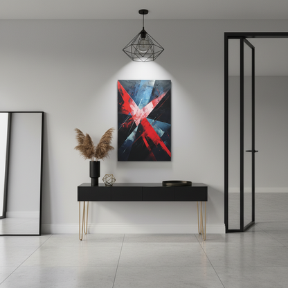 Blade Cross — Futuristic Abstract Art