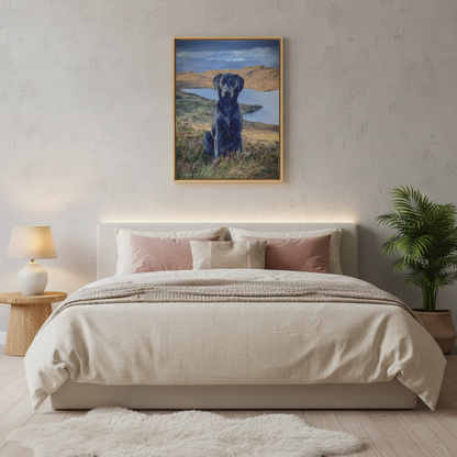 Breagha on the Heath canvas print – By photographer Fergus King