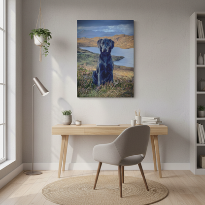Breagha on the Heath canvas print – By photographer Fergus King