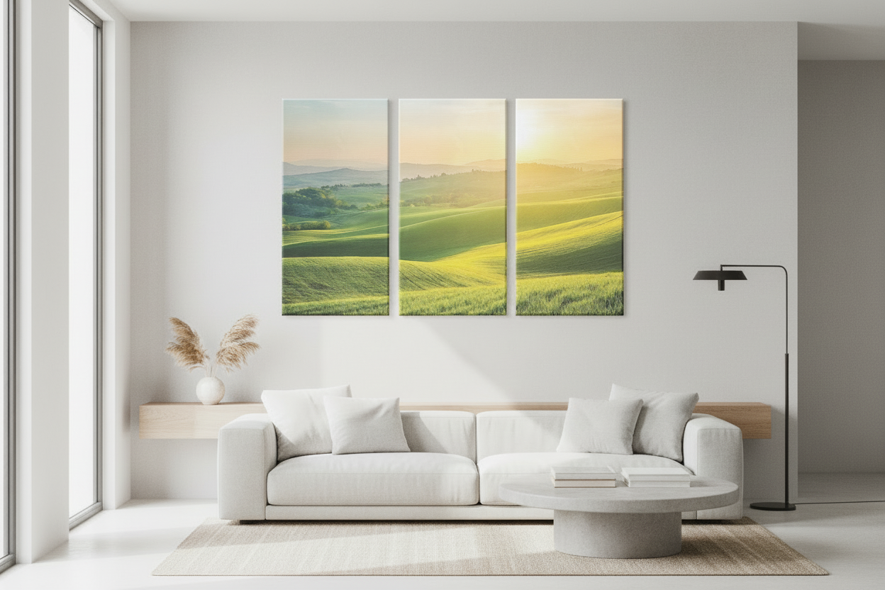Brighter 3-piece Tuscany canvas header