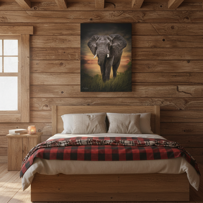 Majestic Elephant at the Water’s Edge – By Photographer Patsy Weingart