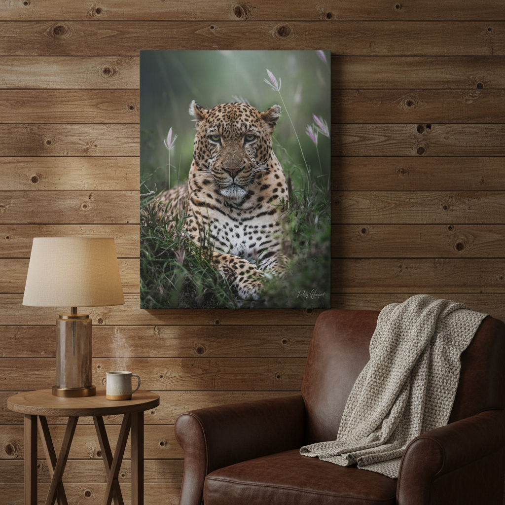 Leopard in the Grass – By Photographer Patsy Weingart