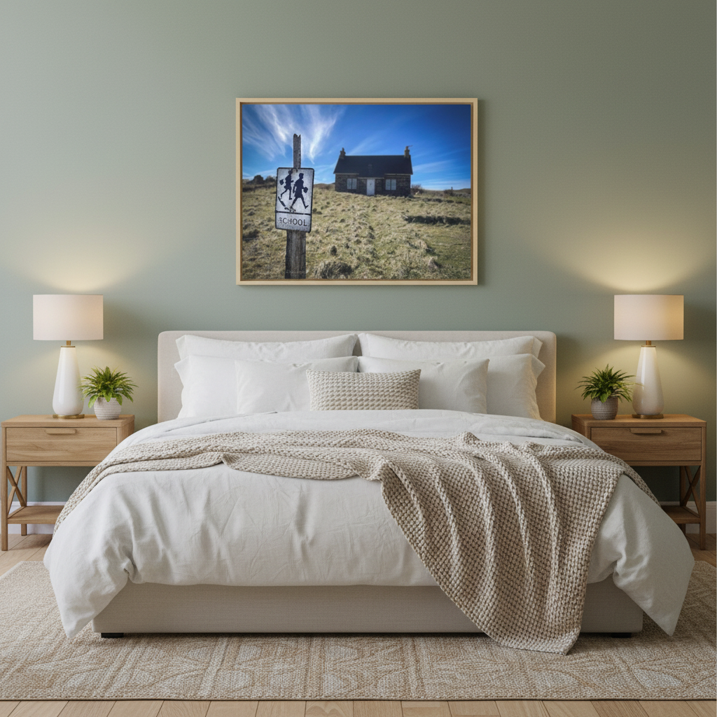 Canna School canvas print – By photographer Fergus King