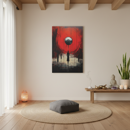 Circle of Fate — Atmospheric Modern Canvas