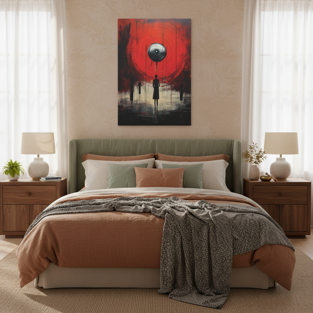 Circle of Fate — Atmospheric Modern Canvas