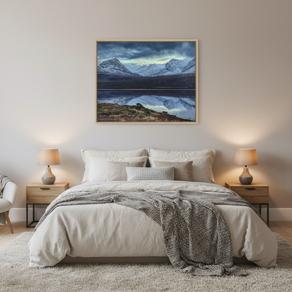 Coigach Canvas Print – Scottish Highlands Wall Art by Photographer Fergus King