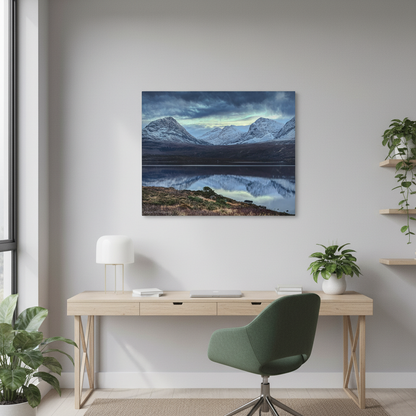 Coigach Canvas Print – Scottish Highlands Wall Art by Photographer Fergus King
