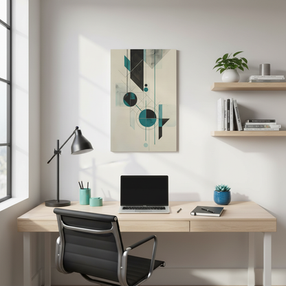 Constructed Harmony — Modern Geometric Print