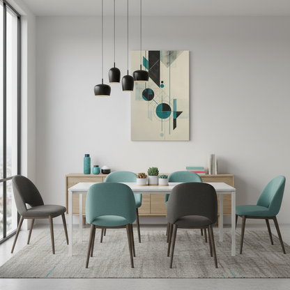 Constructed Harmony — Modern Geometric Print