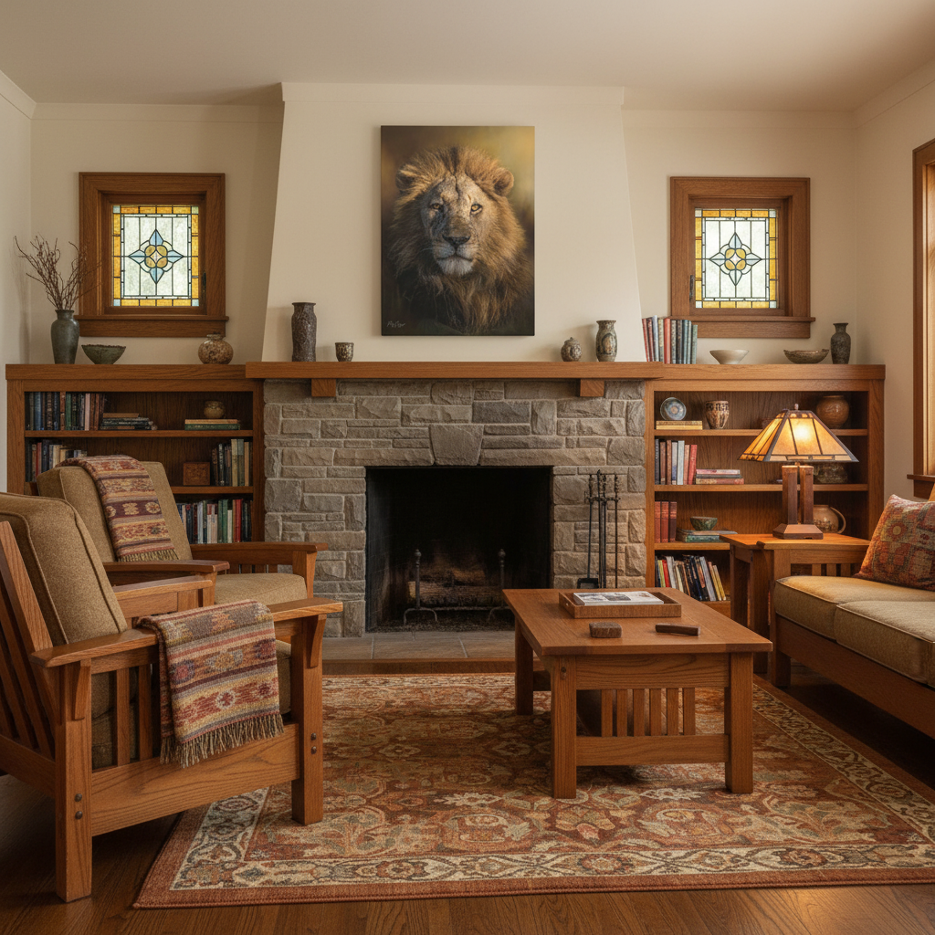 Majestic Lion in Golden Light – By Photographer Patsy Weingart