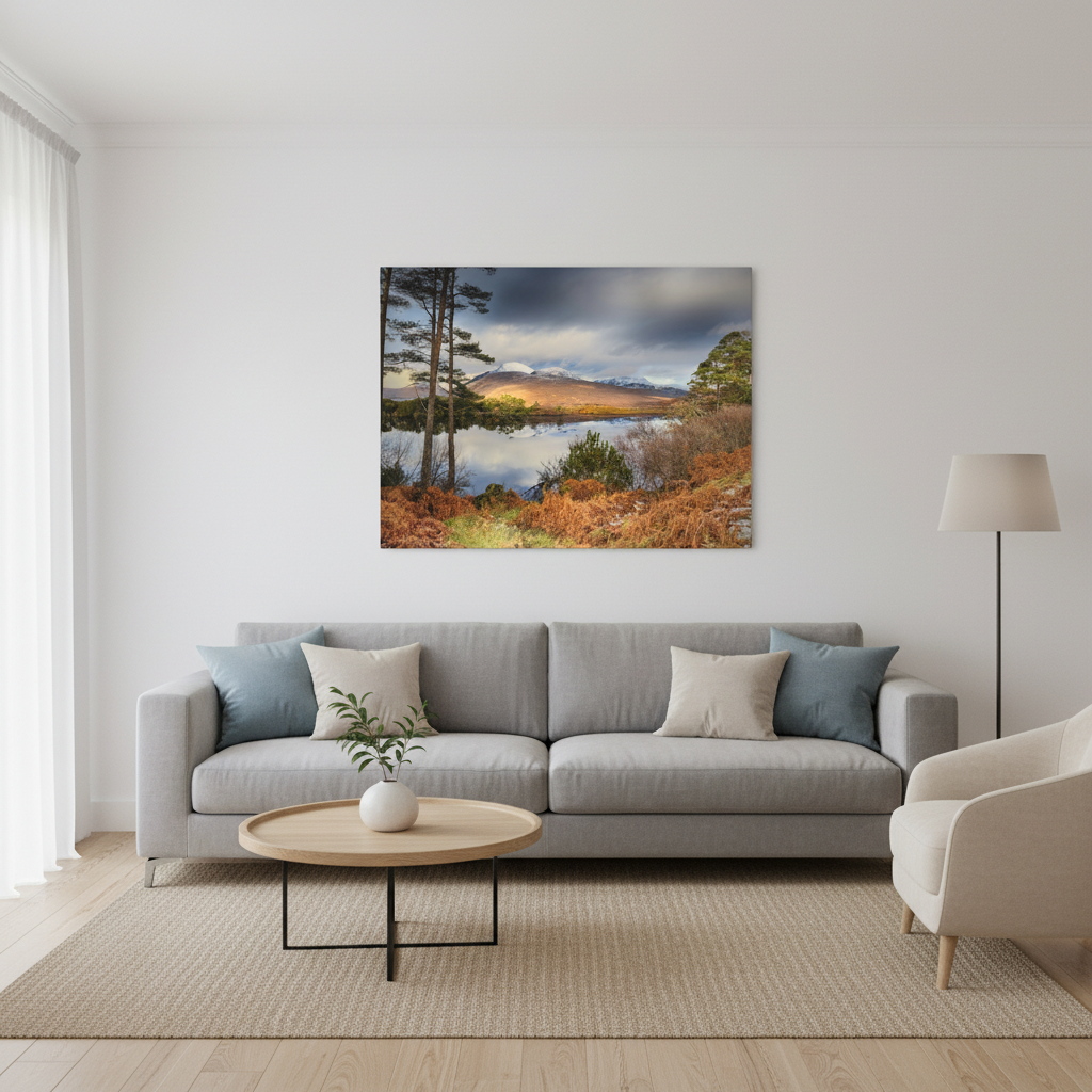 Cul Mor Canvas Print – Scottish Highlands Wall Art by Photographer Fergus King