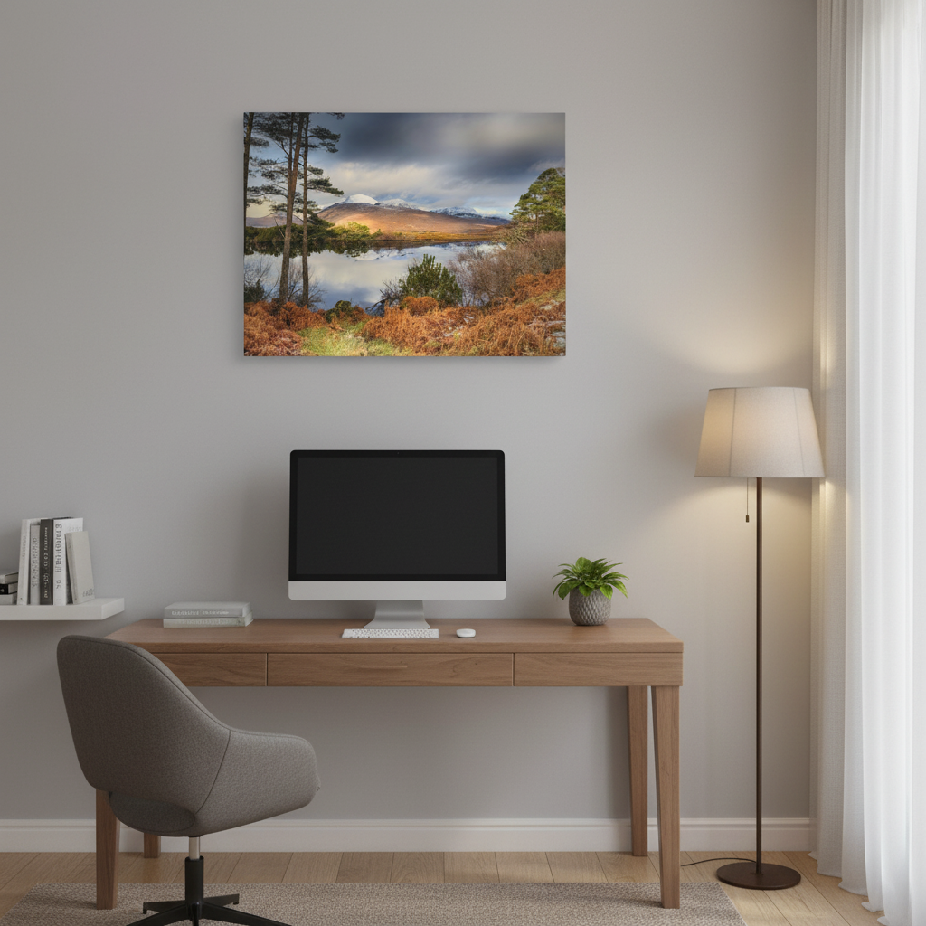 Cul Mor Canvas Print – Scottish Highlands Wall Art by Photographer Fergus King