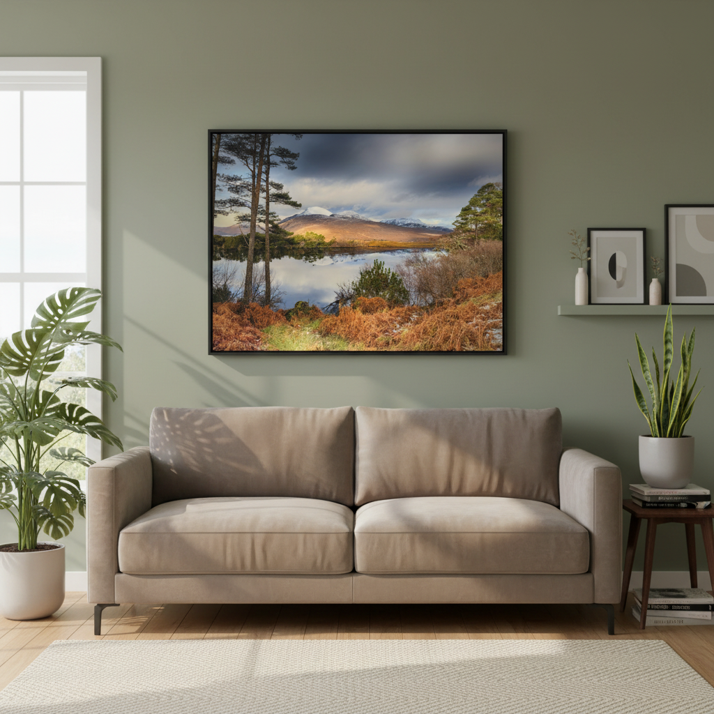 Cul Mor Canvas Print – Scottish Highlands Wall Art by Photographer Fergus King