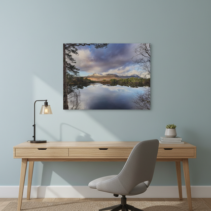 Cul Mor Reflections, Scottish Highlands – Canvas Print by Fergus King