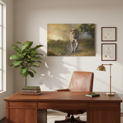 Dominant Male Leopard on the Path – By Photographer Patsy Weingart