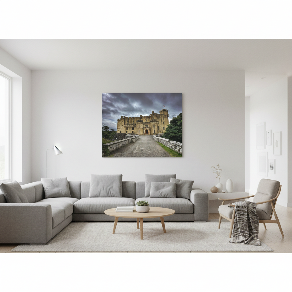 Dunvegan Castle, Isle of Skye – Canvas Print by Photographer Fergus King