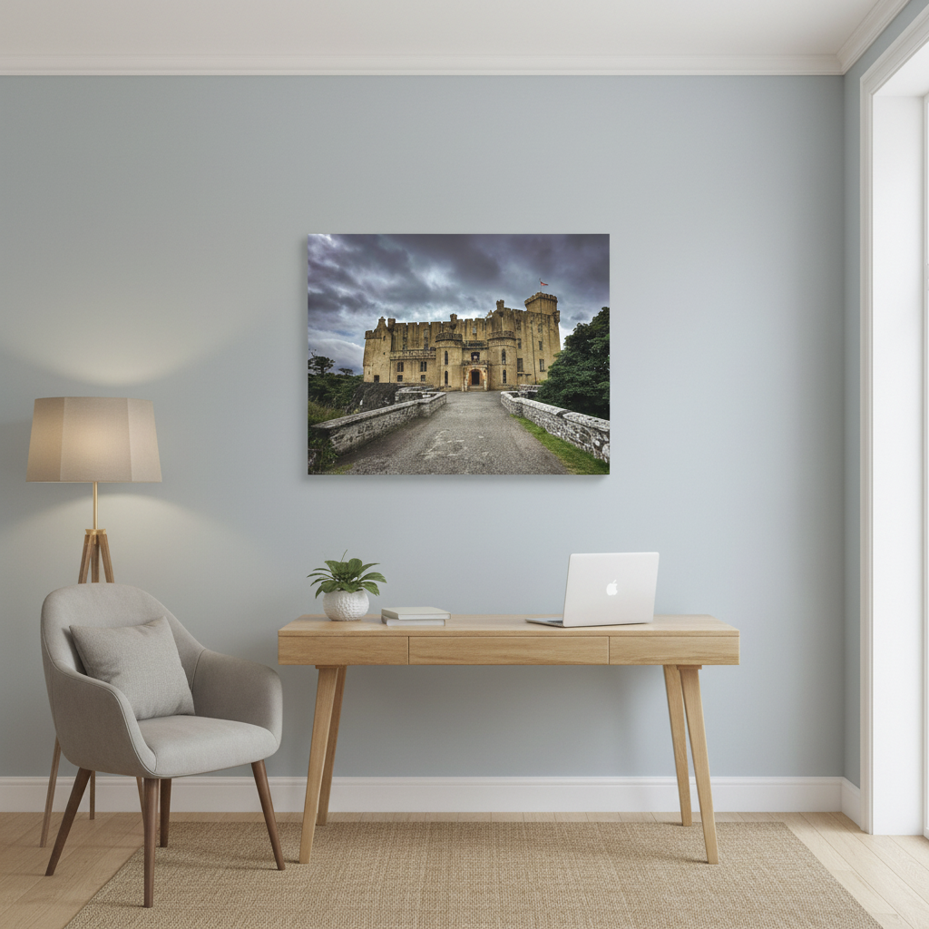Dunvegan Castle, Isle of Skye – Canvas Print by Photographer Fergus King