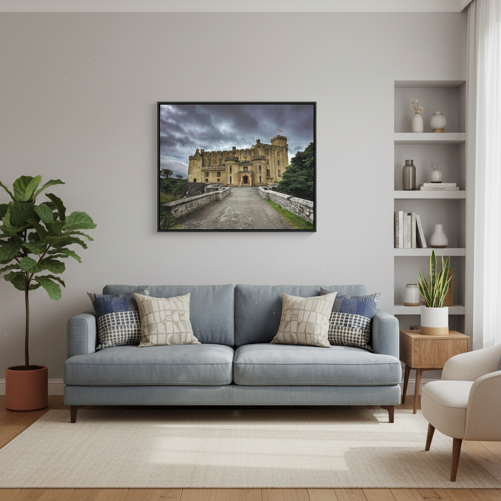 Dunvegan Castle, Isle of Skye – Canvas Print by Photographer Fergus King