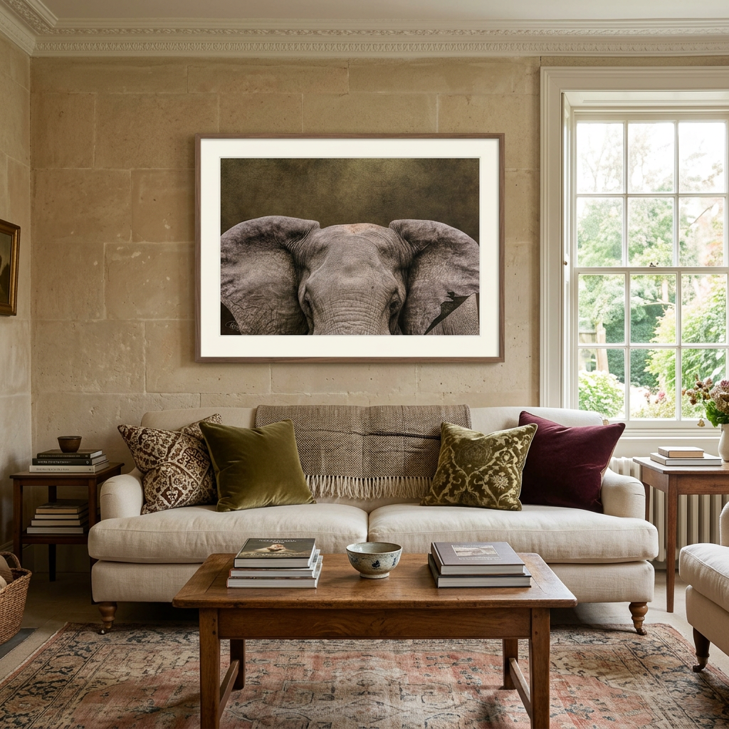 Elephant Portrait Fine Art Print | By Photographer Patsy Weingart