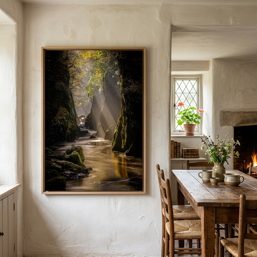 Fairy Glen Lightfall by Photographer Gareth Mon Jones