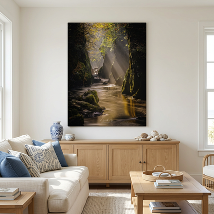 Fairy Glen Lightfall by Photographer Gareth Mon Jones