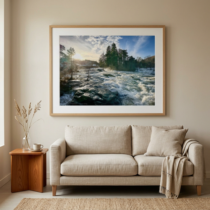 Falls of Dochart Fine Art Print by Photographer Fergus King